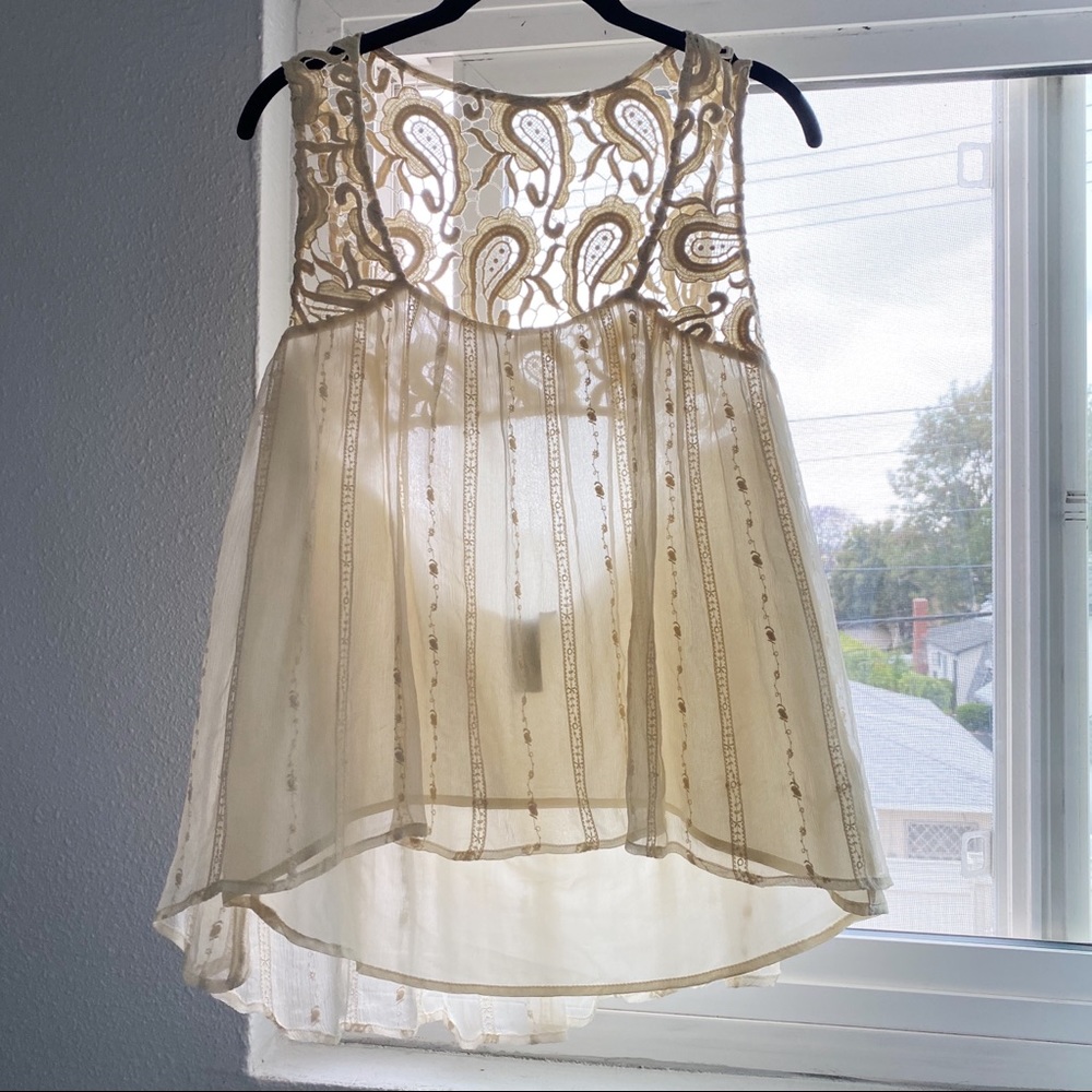 Anthropologie tank blouse